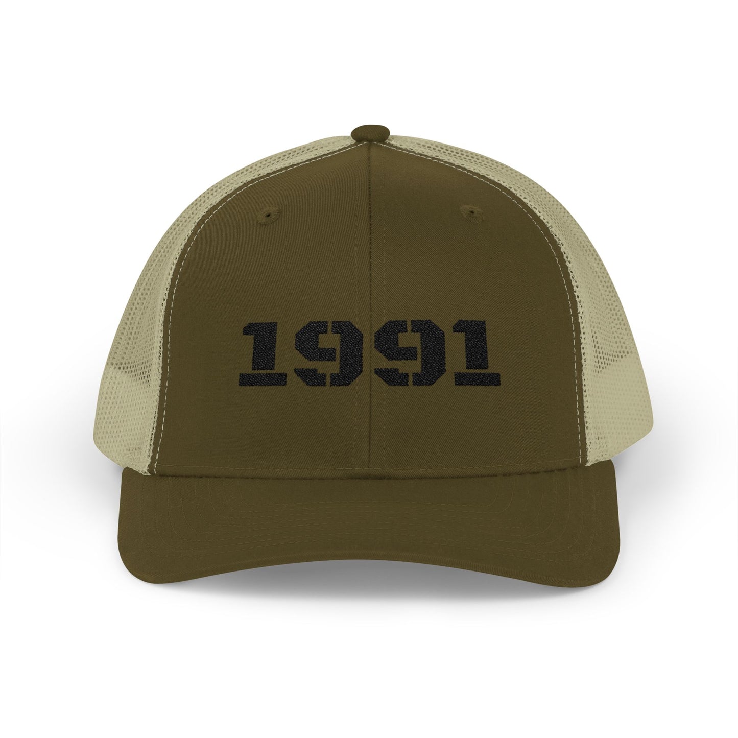 Vintage 1991 Snapback Trucker Cap, Retro Hat, Unisex Baseball Cap, Gift for Birth Year 1991, Casual Style Headwear - TRV