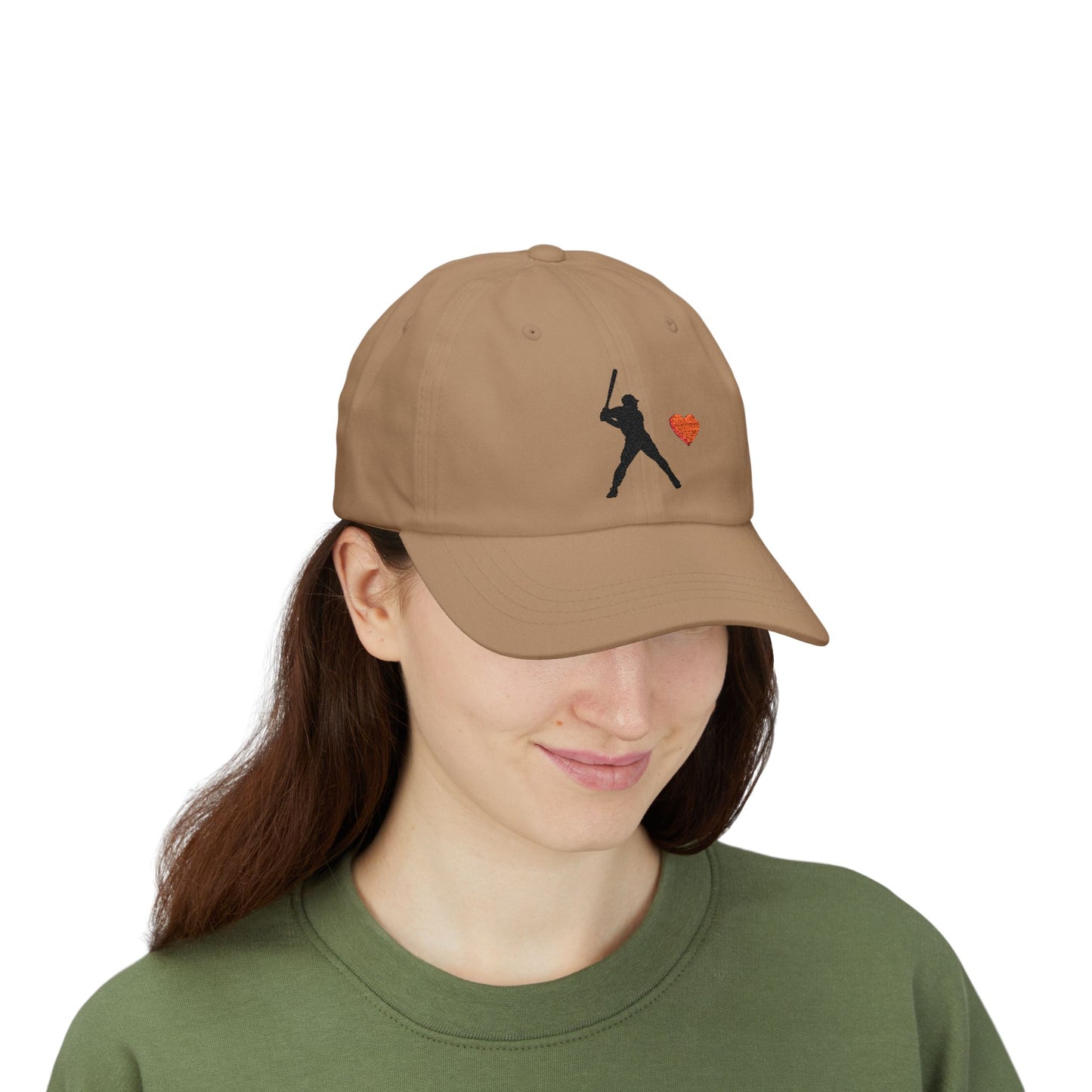 Baseball Love Dad Cap - Perfect Gift for Sports Dads, Father's Day, Casual Wear, Summer Style, Stylish Baseball Hat - TRV