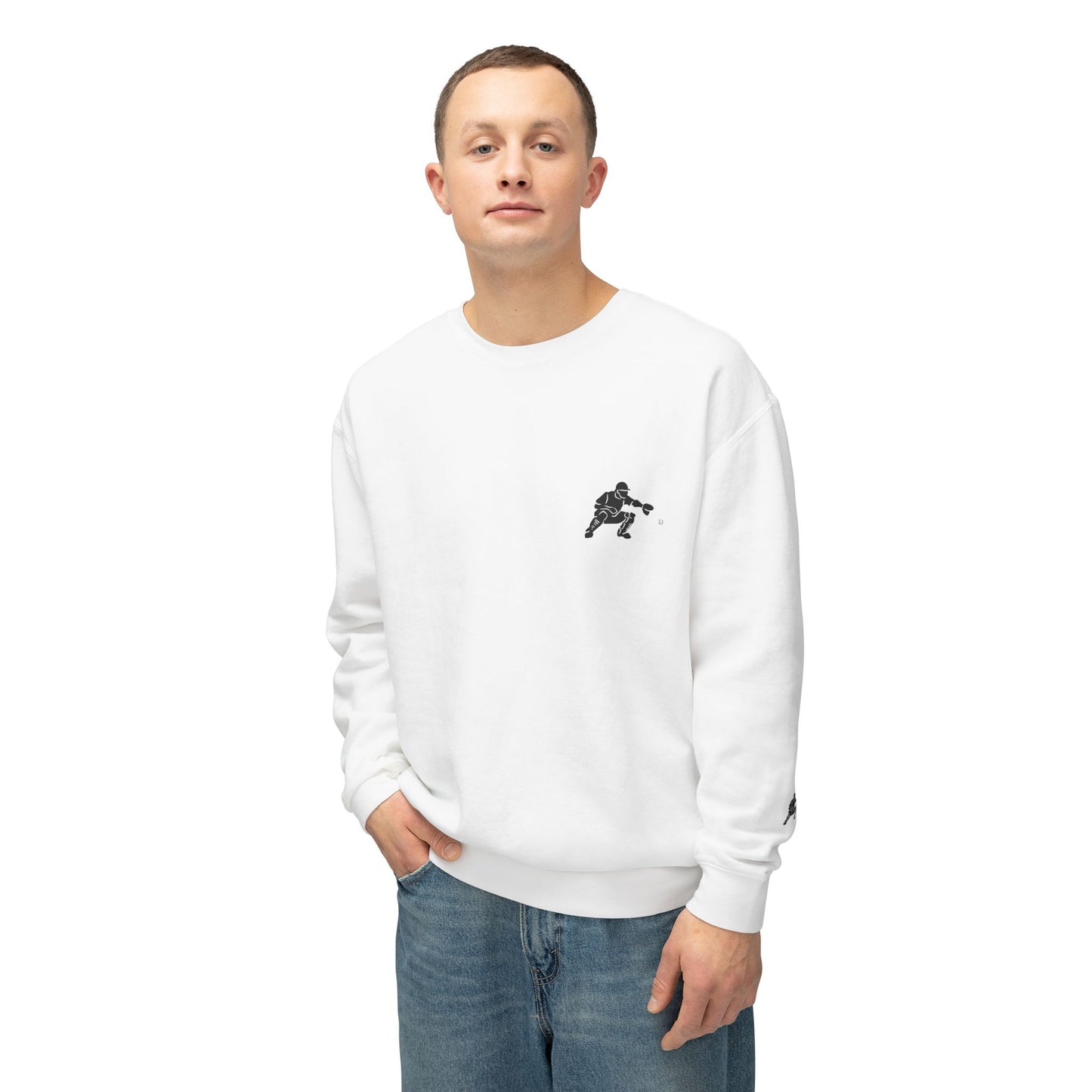 Baseball Catcher Unisex Sports Crewneck Sweatshirt - Perfect for Athletes & Casual Wear, Great for Game Days, Birthdays, Apparel for Fans