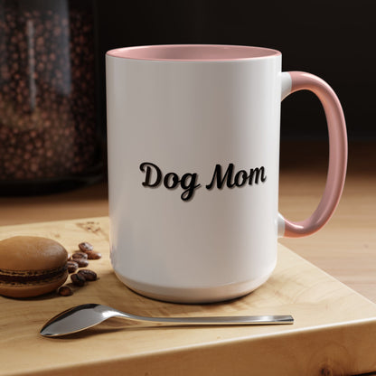 Dog Mom Accent Coffee Mug - Perfect Gift for Pet Lovers