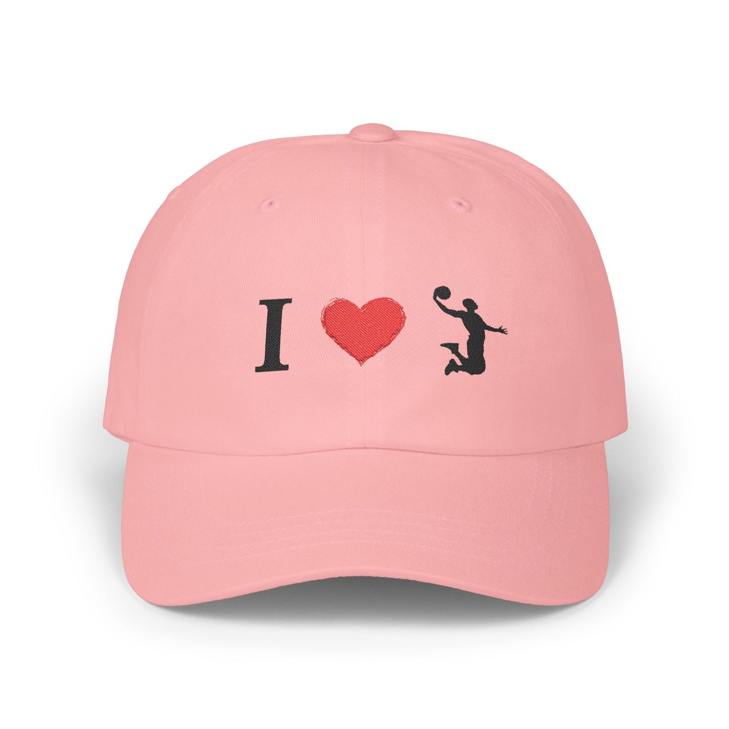 I Love Basketball Dad Cap, Casual Hat for Dads, Gift for Father's Day, Sports Lover Cap, Family Outing Accessory, Everyday Wear - TRV