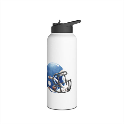 Sporty Stainless Steel Water Bottle with Unique Football Helmet Design | Ideal for Athletes, Gym Lovers, Sports Events, Hydration on the Go
