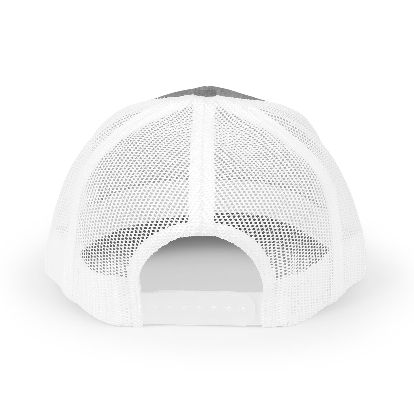 Vintage batter silhouette baseball snapback trucker cap by Printify, featuring a classic design and adjustable fit.