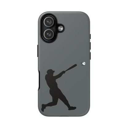 Printify baseball batter phone case, tough protective smartphone cover featuring a dynamic batter design for baseball fans.