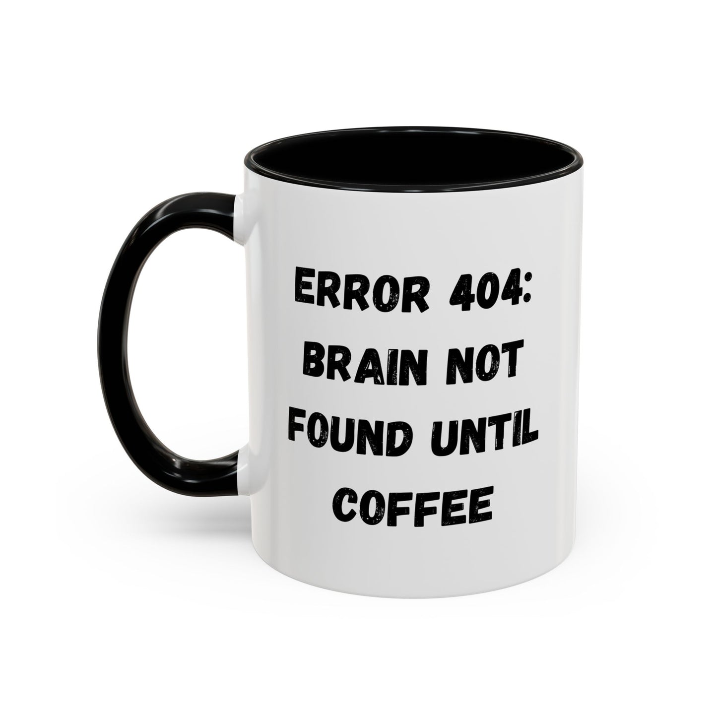 Error 404 Coffee Mug - Perfect for Your Daily Brew, Gift for Programmers, Humor for Coffee Lovers, Office Desk Decor, Nerdy Kitchenware