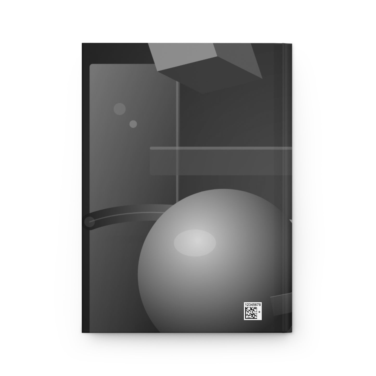 Abstract Geometric Spheres Hardcover Journal, Matte Notebook