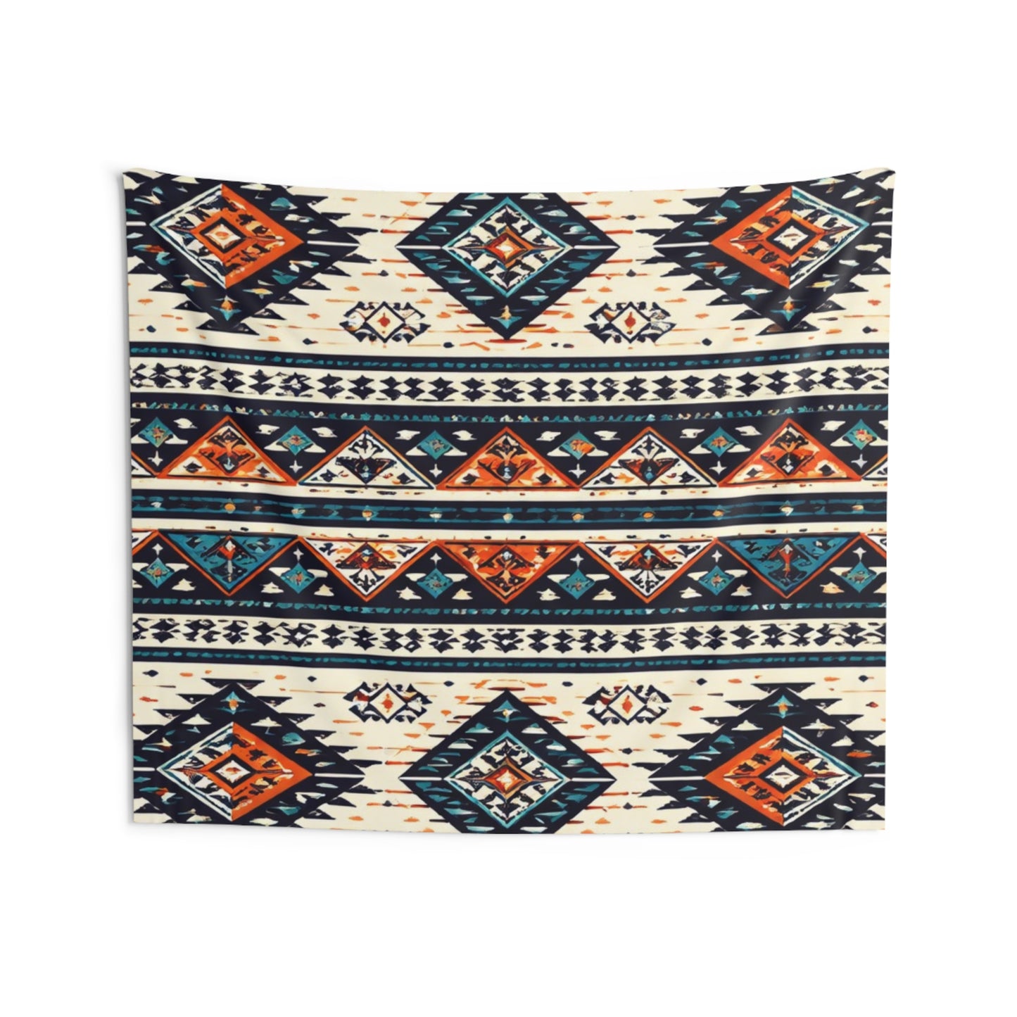Southwestern Geometric Tapestry — Boho Tribal Wall Hanging