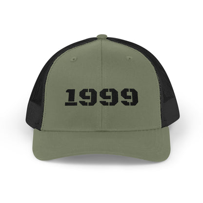 Retro 1999 Snapback Trucker Cap | Vintage Style Cap for nostalgia lovers, Birthday Gift, 90s Cap, Unisex Fashion Accessory - TRV