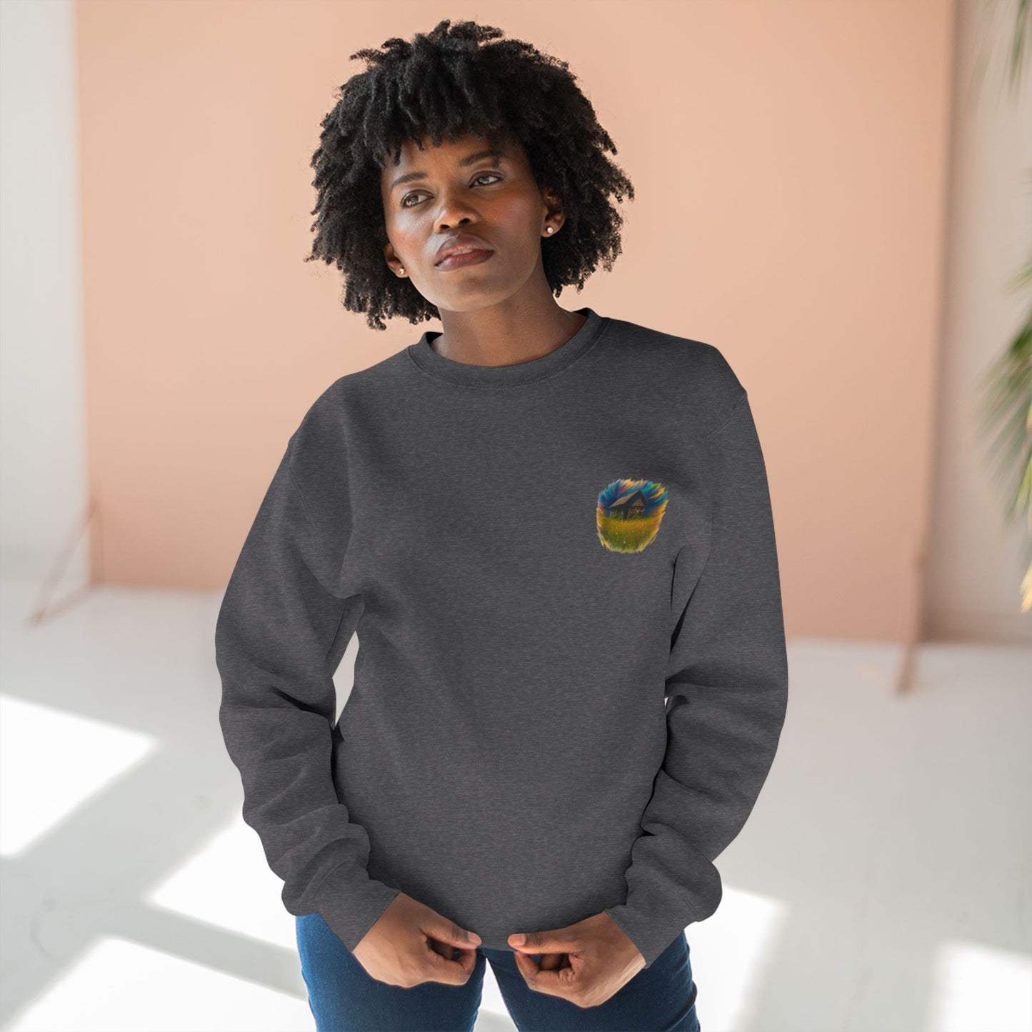 Cozy Dreamers Unisex Crewneck Sweatshirt, Artistic Sweatshirt, Gift for Nature Lovers, Vintage Vibe Apparel, Comfortable Layer, Casual Wear - TRV