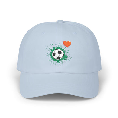Soccer Love Dad Cap | Perfect Gift for Sports Lovers, Father's Day, Outdoor Events, Casual Wear, Adjustable Cap - TRV