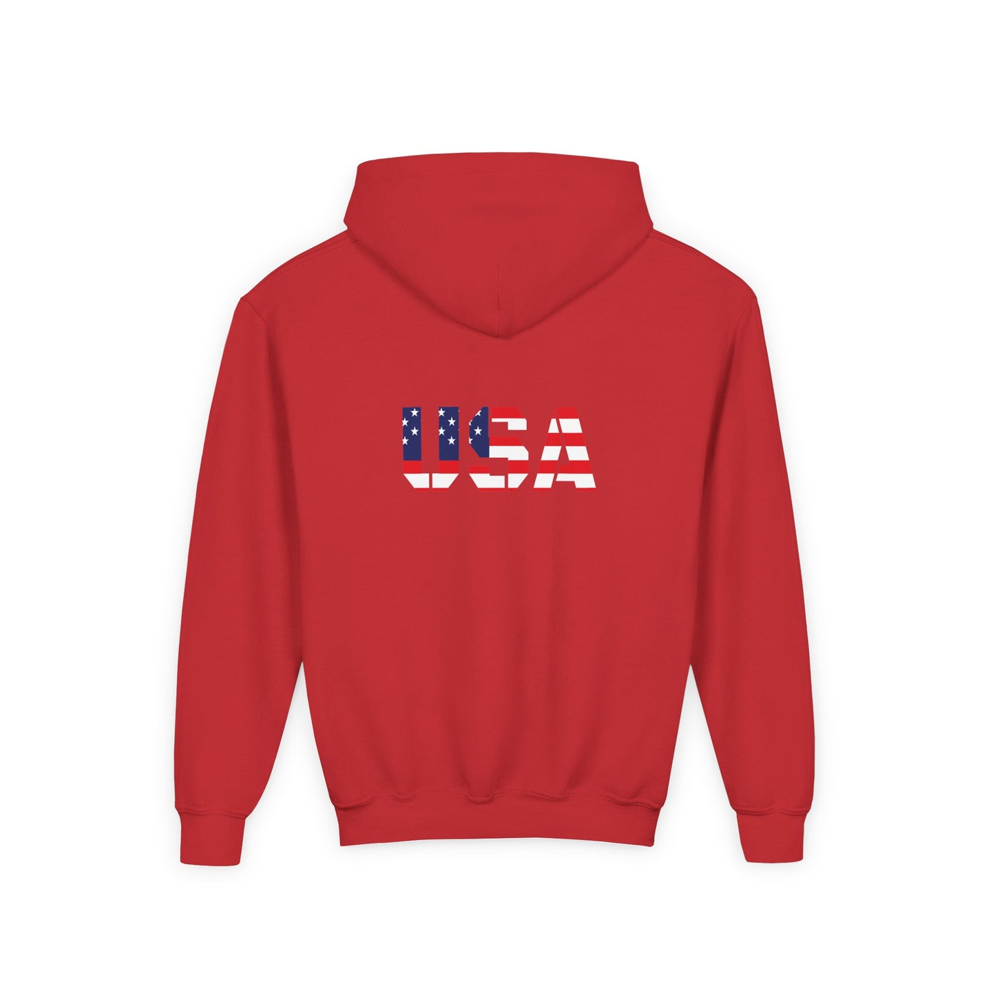 USA Flag Youth Hoodie, Youth Sweatshirt, Cool Hoodie for Kids, American Pride Apparel, Comfortable Boys and Girls Sweatshirt