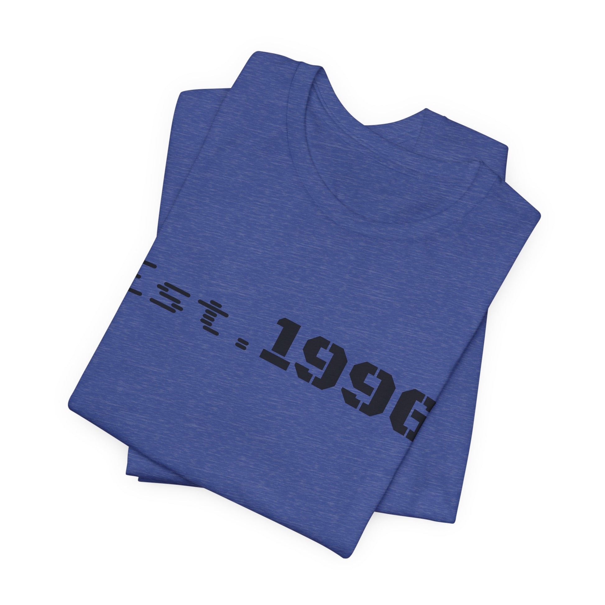 Vintage Est. 1996 T-shirt by Printify featuring a retro design, perfect as a birth year birthday gift.