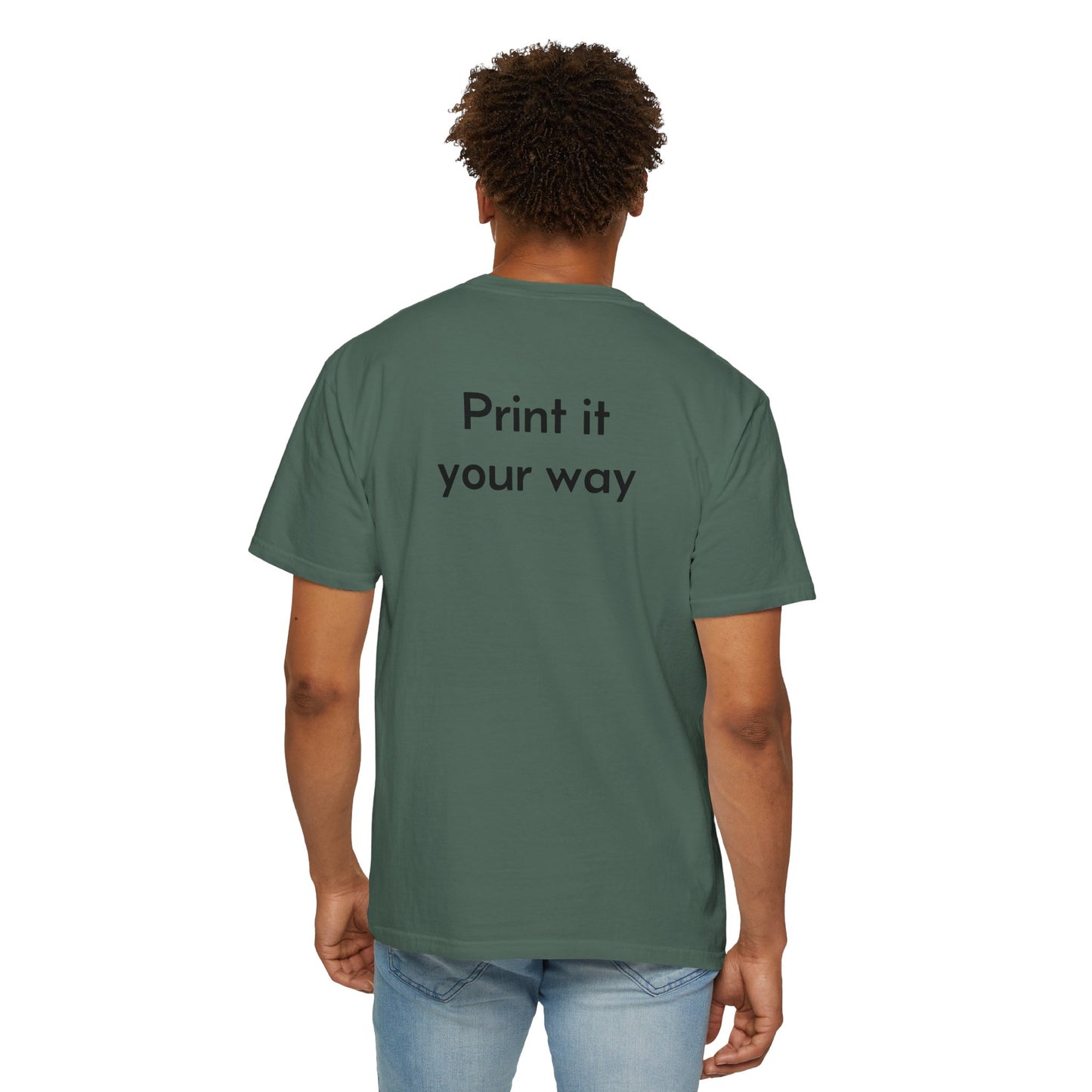 Design Your Own Garment-Dyed T-Shirt — TRV08 Custom Tee