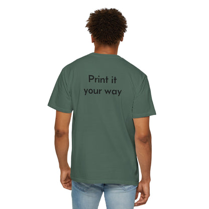 Design Your Own Garment-Dyed T-Shirt — TRV08 Custom Tee