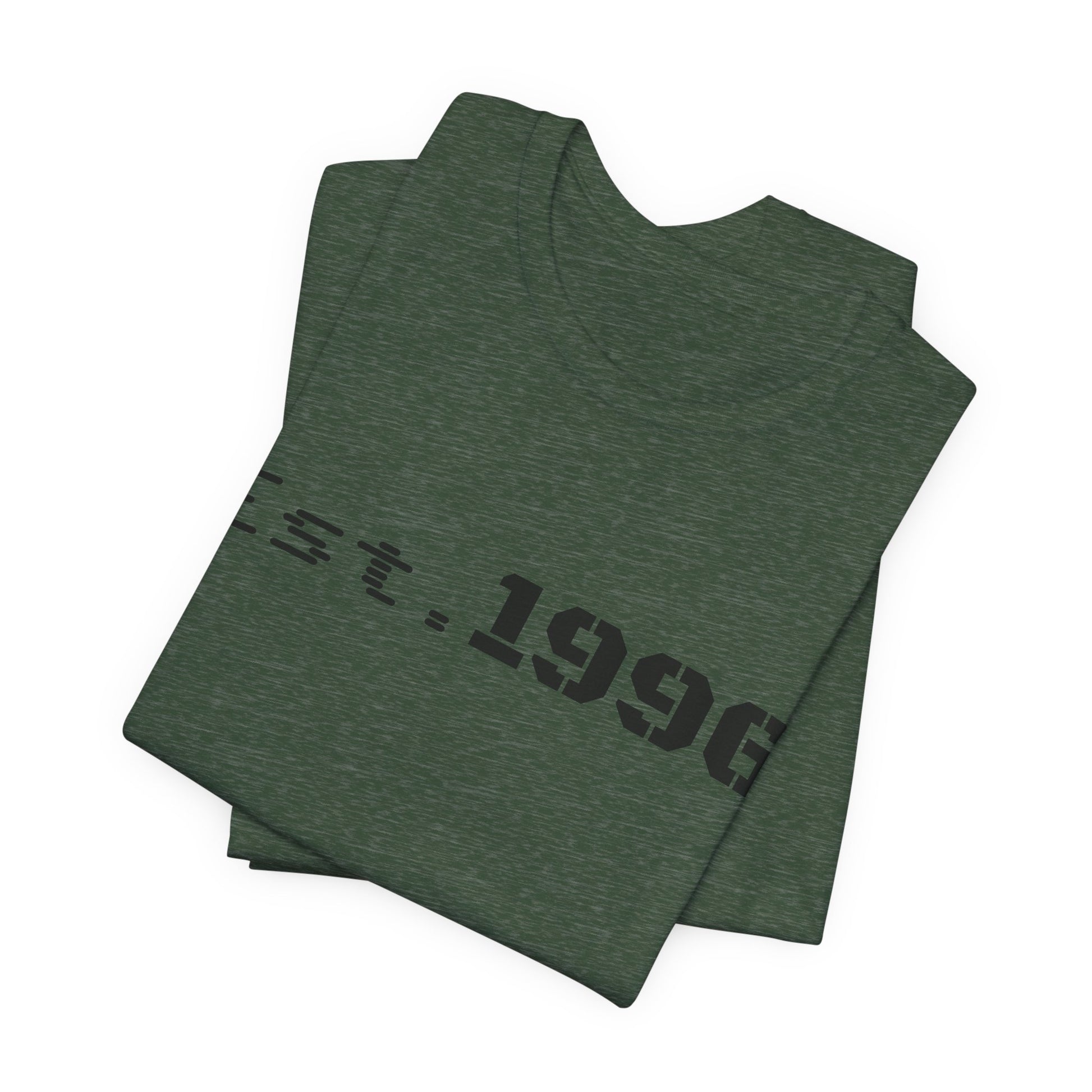 Vintage Est. 1996 T-shirt by Printify featuring a classic design, perfect for birthday gifts and celebrating birth years.