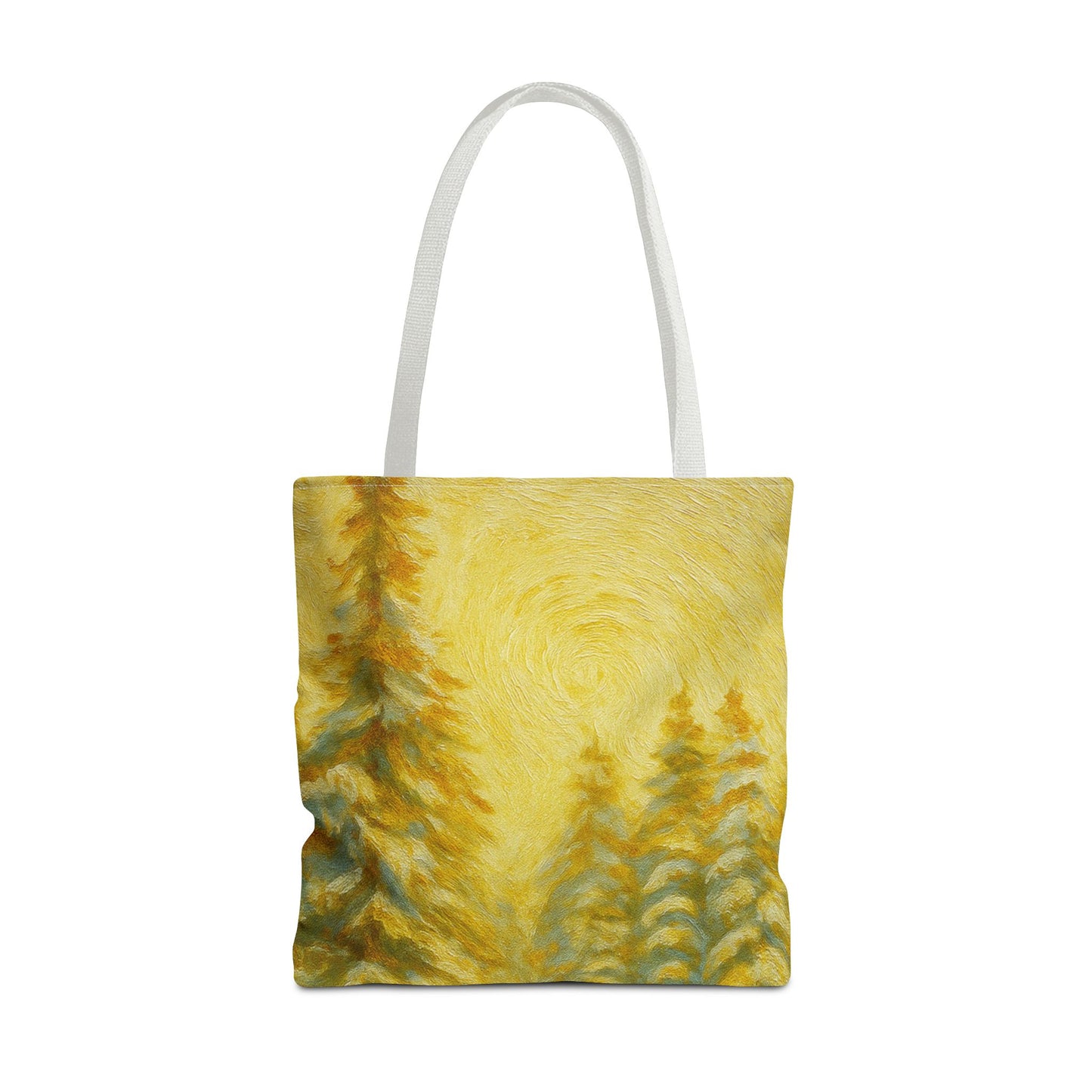 Eco-friendly canvas tote bag with artistic abstract design, perfect for beach or everyday use, by Printify.