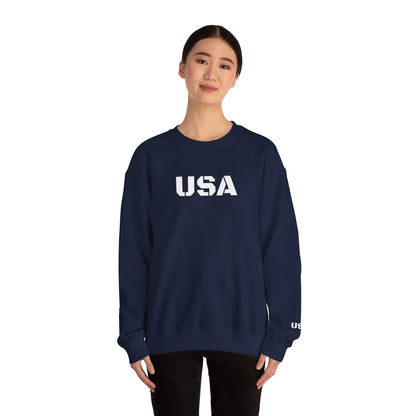 Cozy USA Unisex Crewneck Sweatshirt | Perfect Layering Piece for Every Season | Great Gift for Him/Her | Trendy Style for Casual Outings