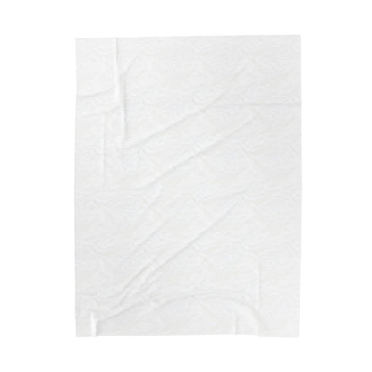 Velveteen plush blanket with heart gesture print, soft all-over design ideal for cozy home decor or gift giving.