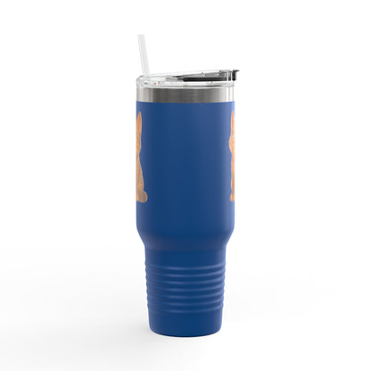 Cute Cat Insulated Travel Mug, 40oz | Perfect Pet Lover Gift | BPA-Free Drinkware, Cozy Coffee Companion, Cat-Themed Hydration