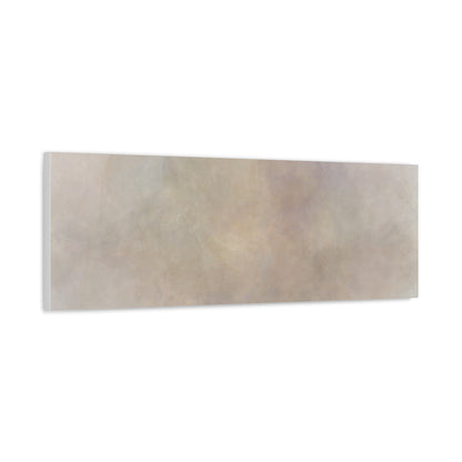 Soft neutral abstract fog canvas artwork by Printify featuring a calming, modern design on a high-quality canvas.