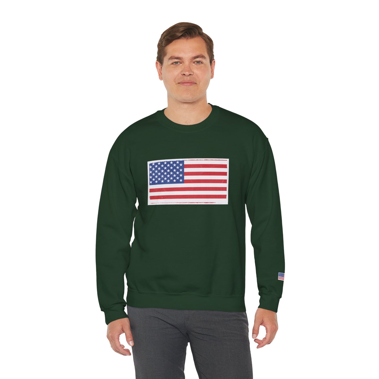 American Flag Unisex Crewneck Sweatshirt | Cozy Patriotic Sweater | Perfect for Independence Day, Casual Wear, Gifts for Him/Her, [...]