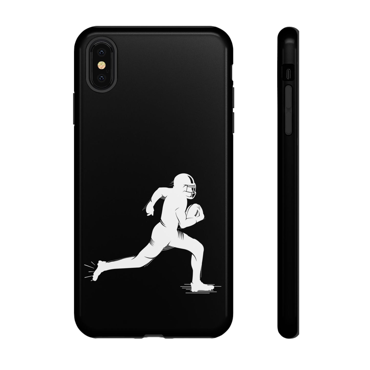 Football Player Phone Case, Tough Cases, Sports Phone Cover, Gift for Athletes, iPhone & Samsung Accessories, Running Player Design - TRV