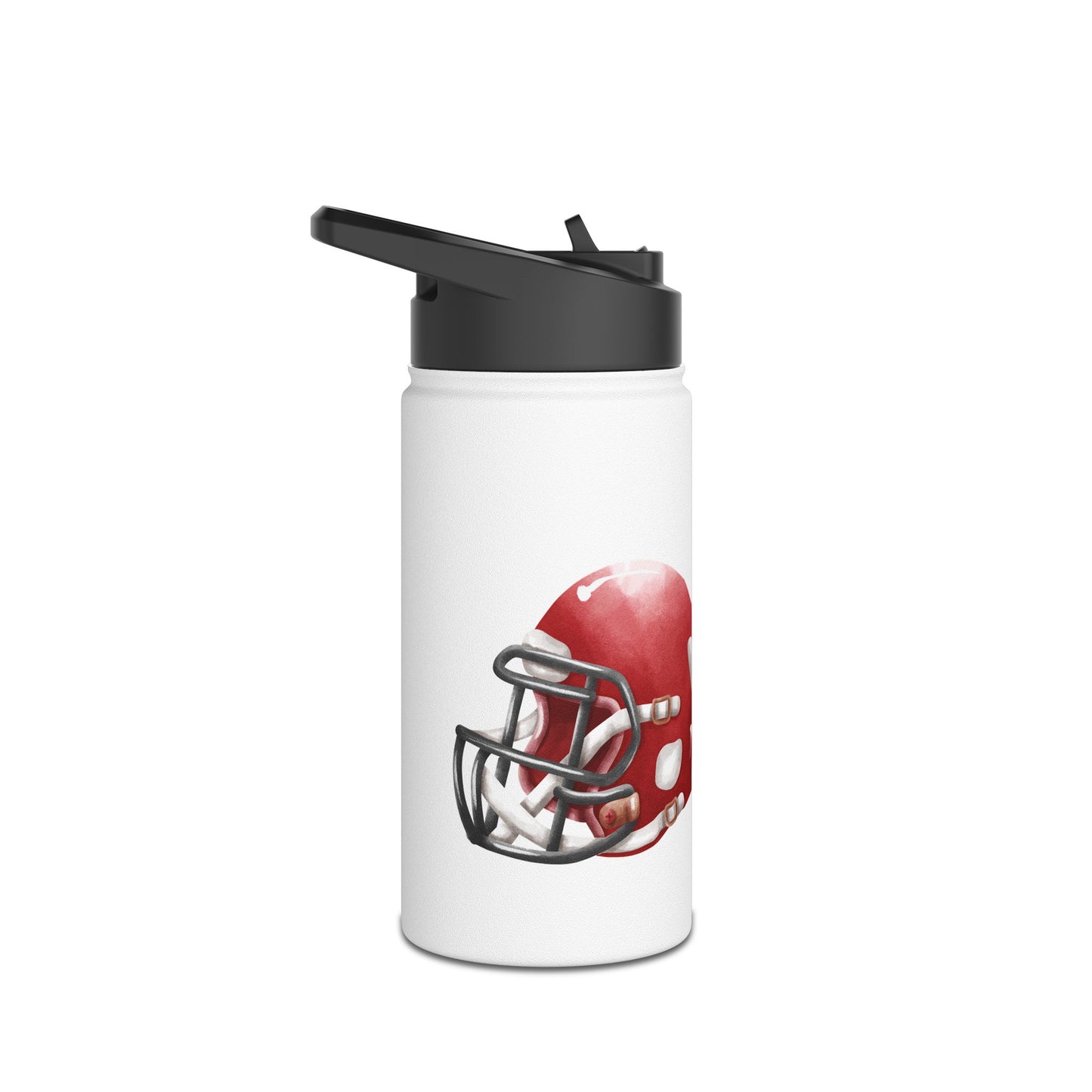 Sporty Stainless Steel Water Bottle with Unique Football Helmet Design | Ideal for Athletes, Gym Lovers, Sports Events, Hydration on the Go