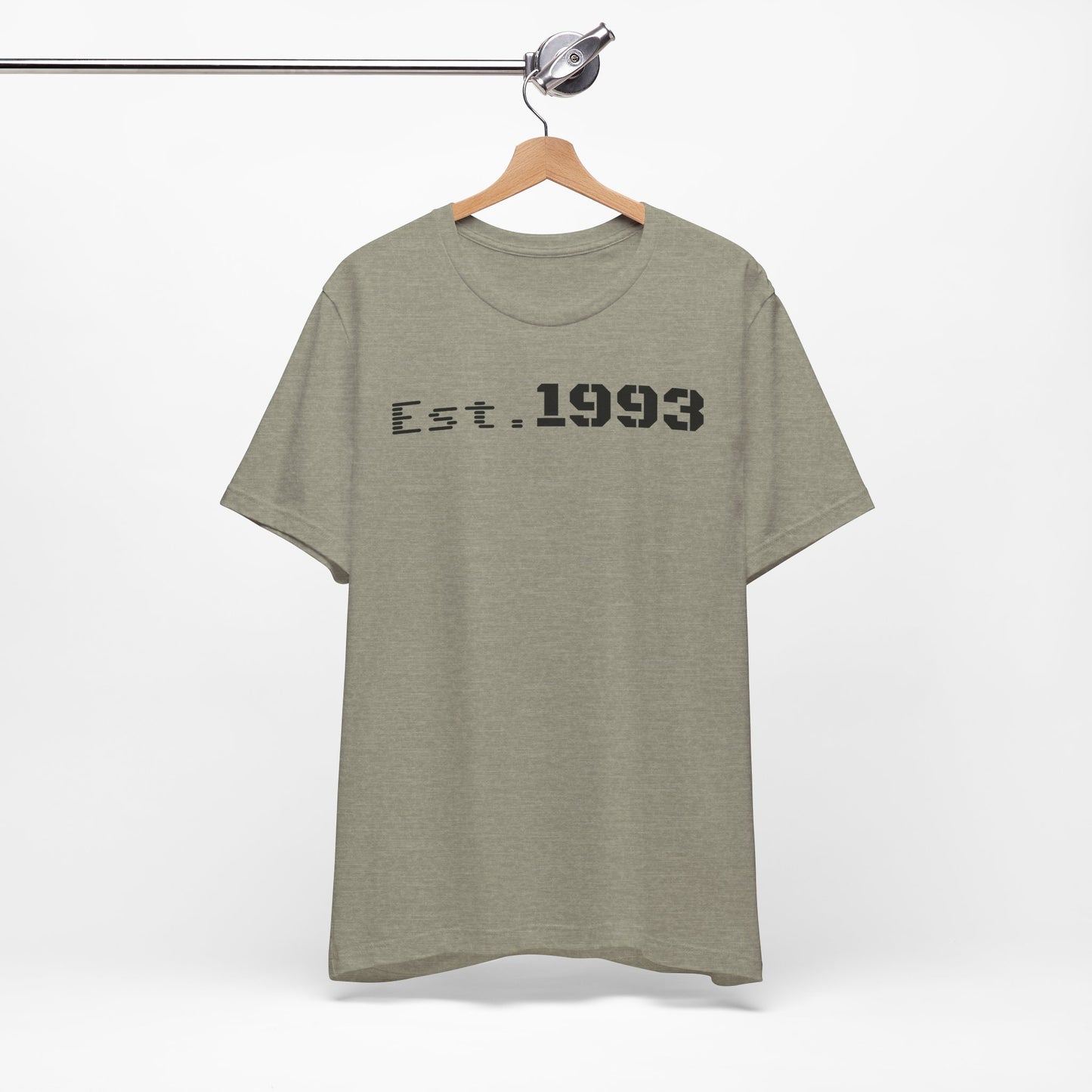 Est. 1993 Unisex Short Sleeve Tee - Perfect for Birthdays, Nostalgia, Casual Wear, Gifts, and Celebrations - TRV
