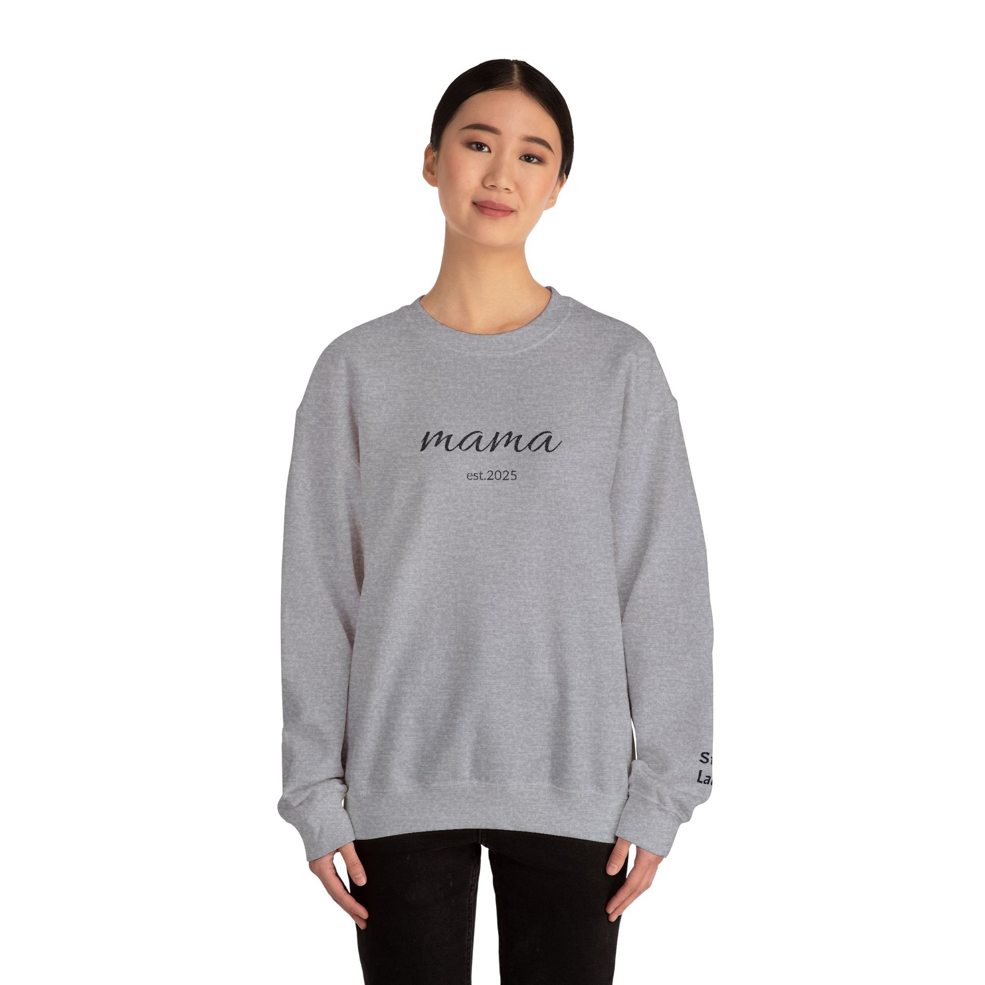 mama sweatshirt | simple script mom pullover - TRV