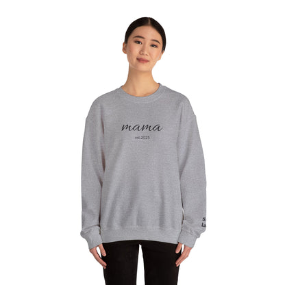 mama sweatshirt | simple script mom pullover - TRV