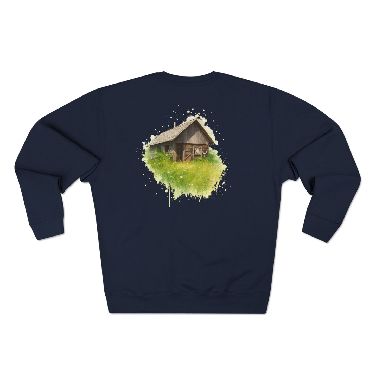 Cozy Art Print Crewneck Sweatshirt: Nature Lover, Graphic Sweater, Unique Gift, Home Decor Apparel, Casual Style - TRV