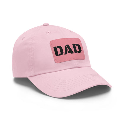Stylish Dad Hat with Leather Patch | Perfect Gift for Fathers Day, Casual Wear, Dad's Birthday, Outdoor Activities