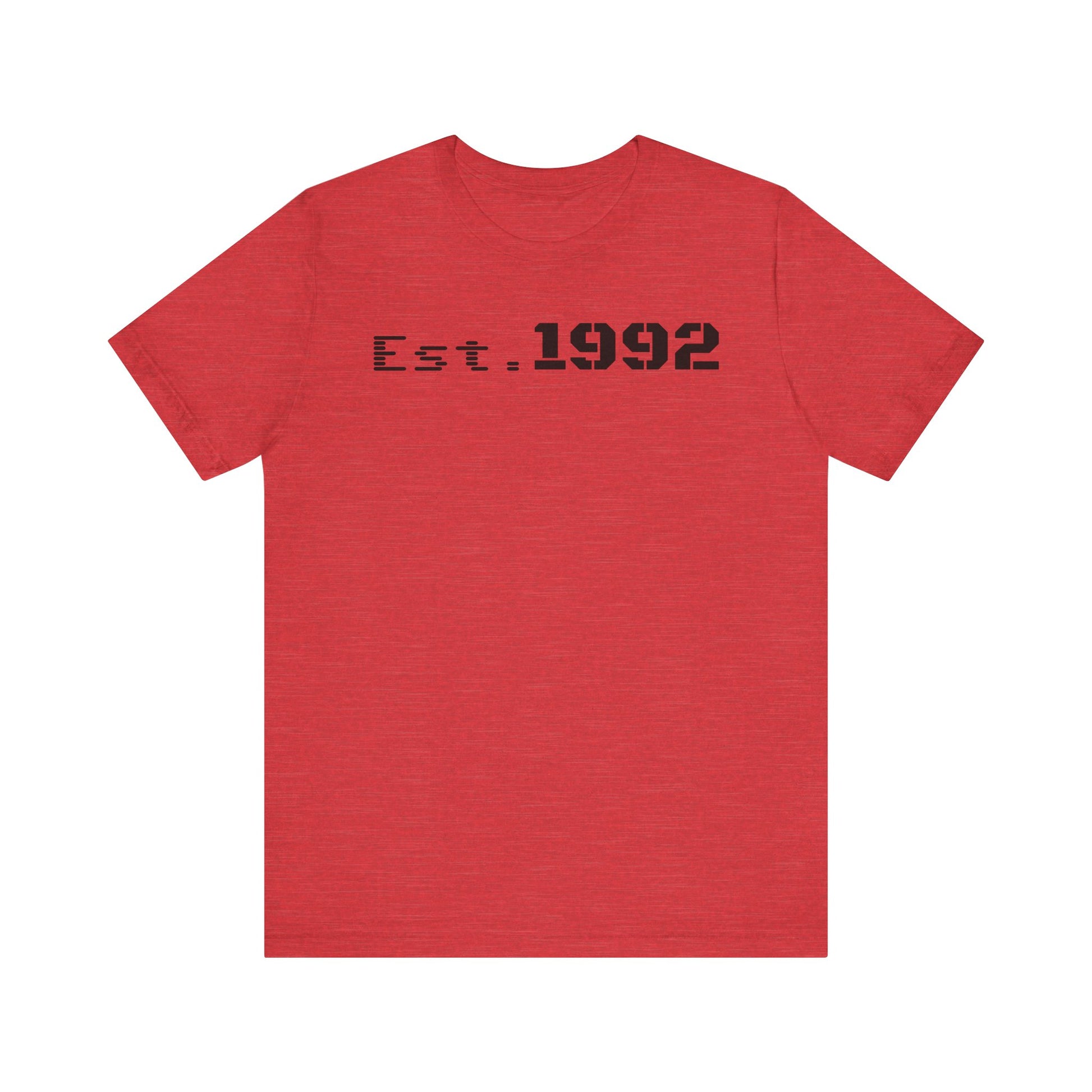 Est. 1992 Unisex Jersey Tee - Retro Birthday Gift, Casual Wear, Cool Vintage T-Shirt, Gift for Him, Gift for Her - TRV