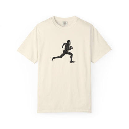 Football Player Graphic Unisex T-Shirt, Casual Sports Tee, Gift for Athletes, Workout Shirt, Everyday Wear, Unique Running Apparel