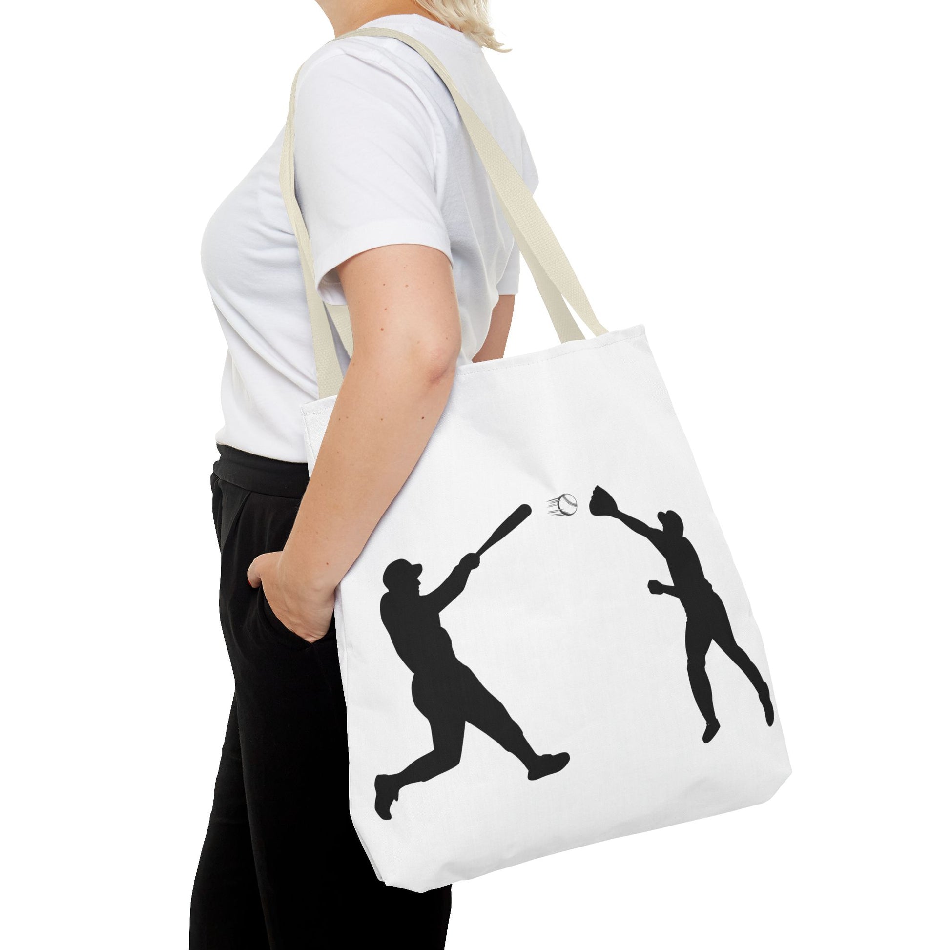 Baseball Tote Bag, Perfect for Sports Fans, Great Gift for Players, Ideal for Game Days, Accessory for Summer Outings - TRV
