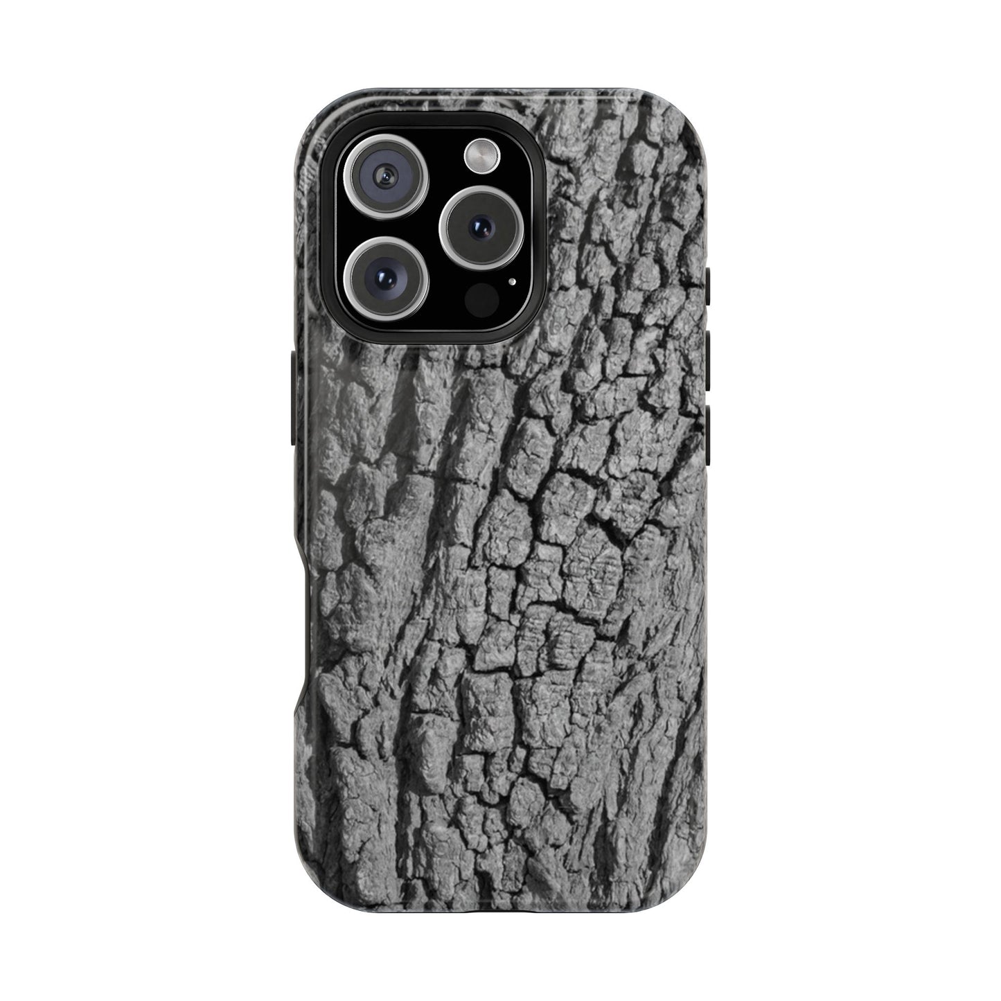 Bark Texture Magnetic Impact Phone Case