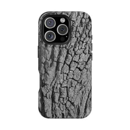 Bark Texture Magnetic Impact Phone Case