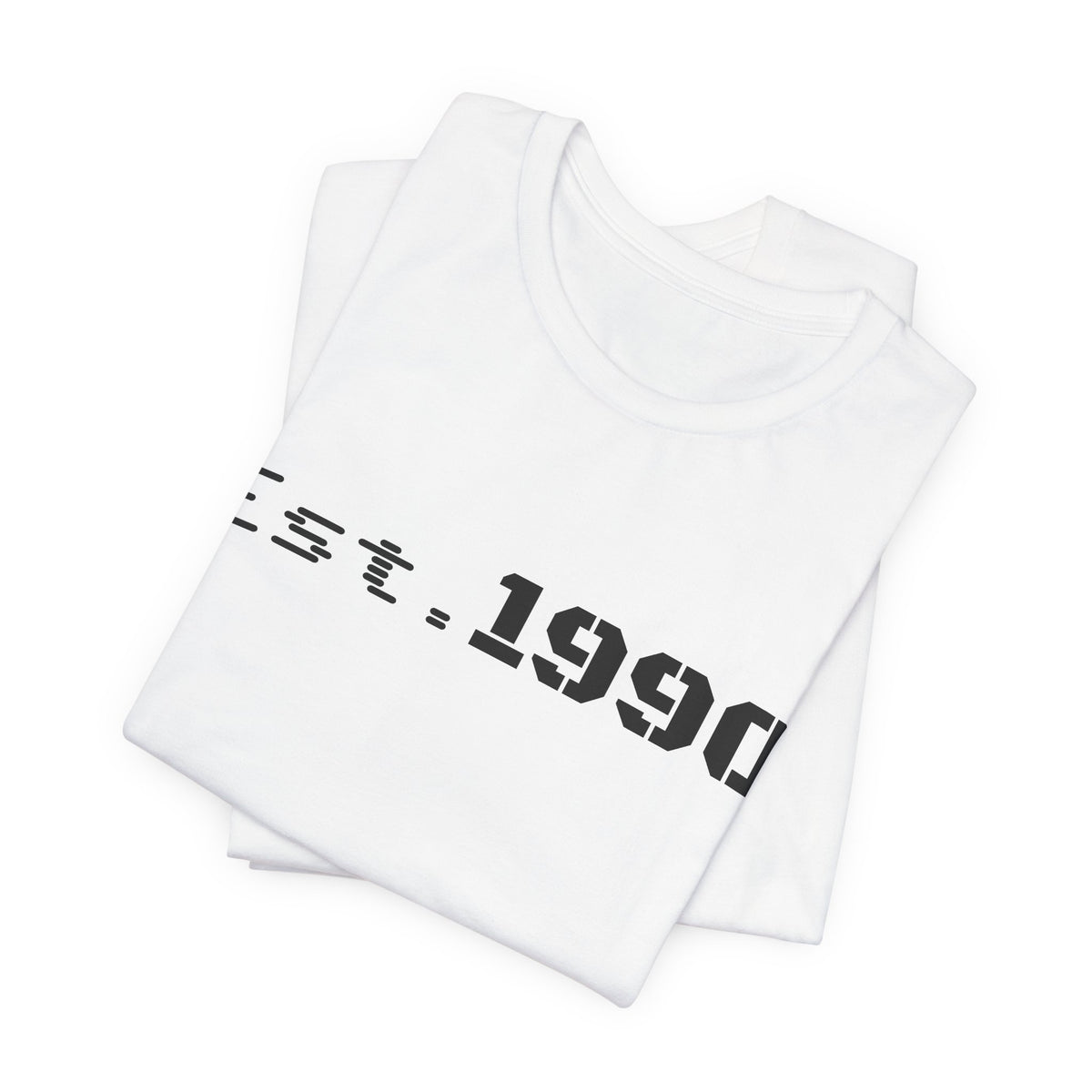 Vintage Est. 1990 T-Shirt by Printify featuring a classic design and comfortable fabric, perfect for celebrating your birth year.