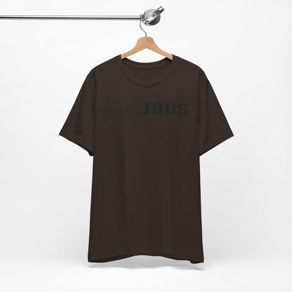 Est. 1985 Vintage Unisex Tee, Retro Birthday T-Shirt, Perfect Gift for 1980s Lovers, Casual Apparel, Timeless Style