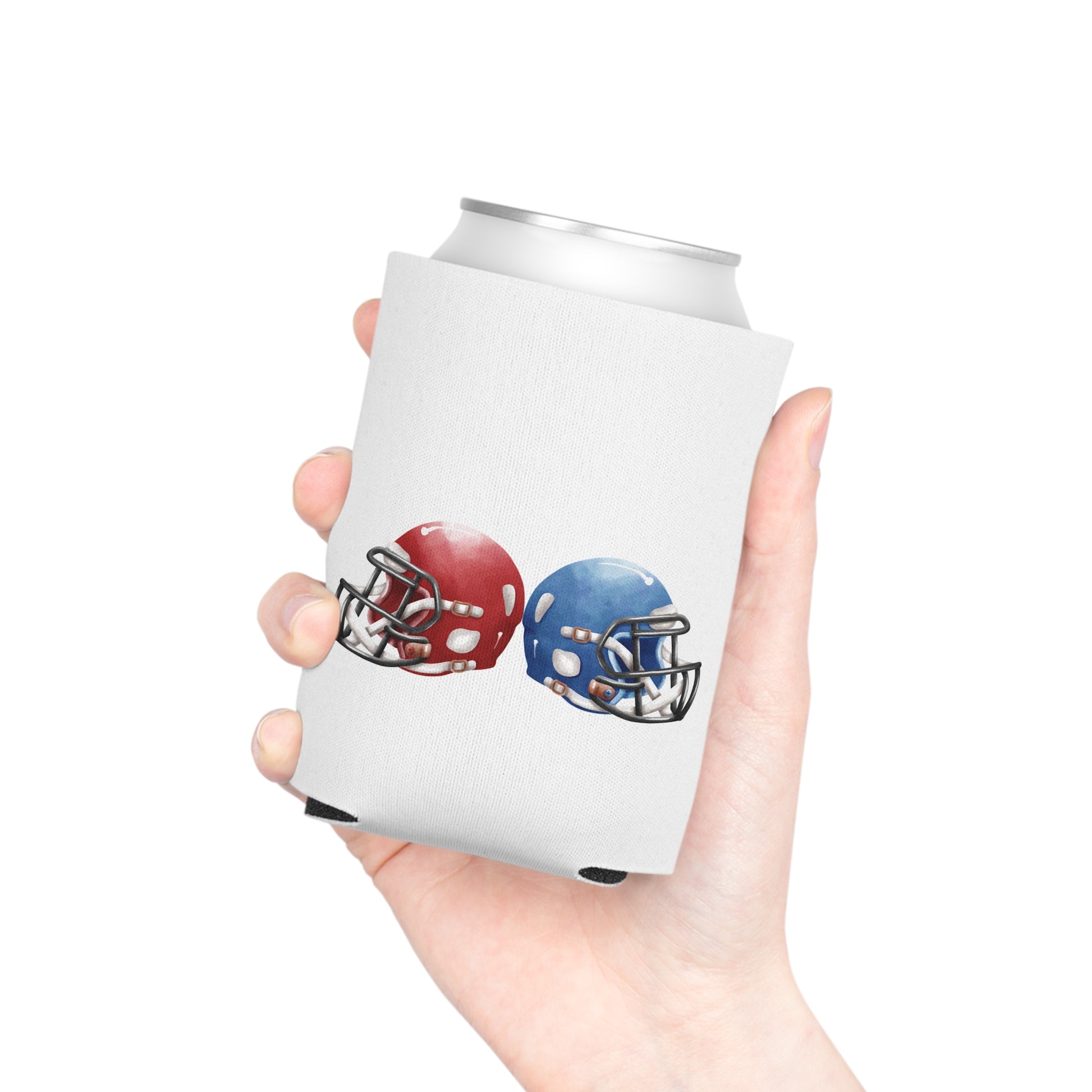 Game Day Can Cooler, Sports Team Drink Holder, Football Fan Gift, Tailgate Accessories, Party Beer Sleeve, Custom Cooler - TRV