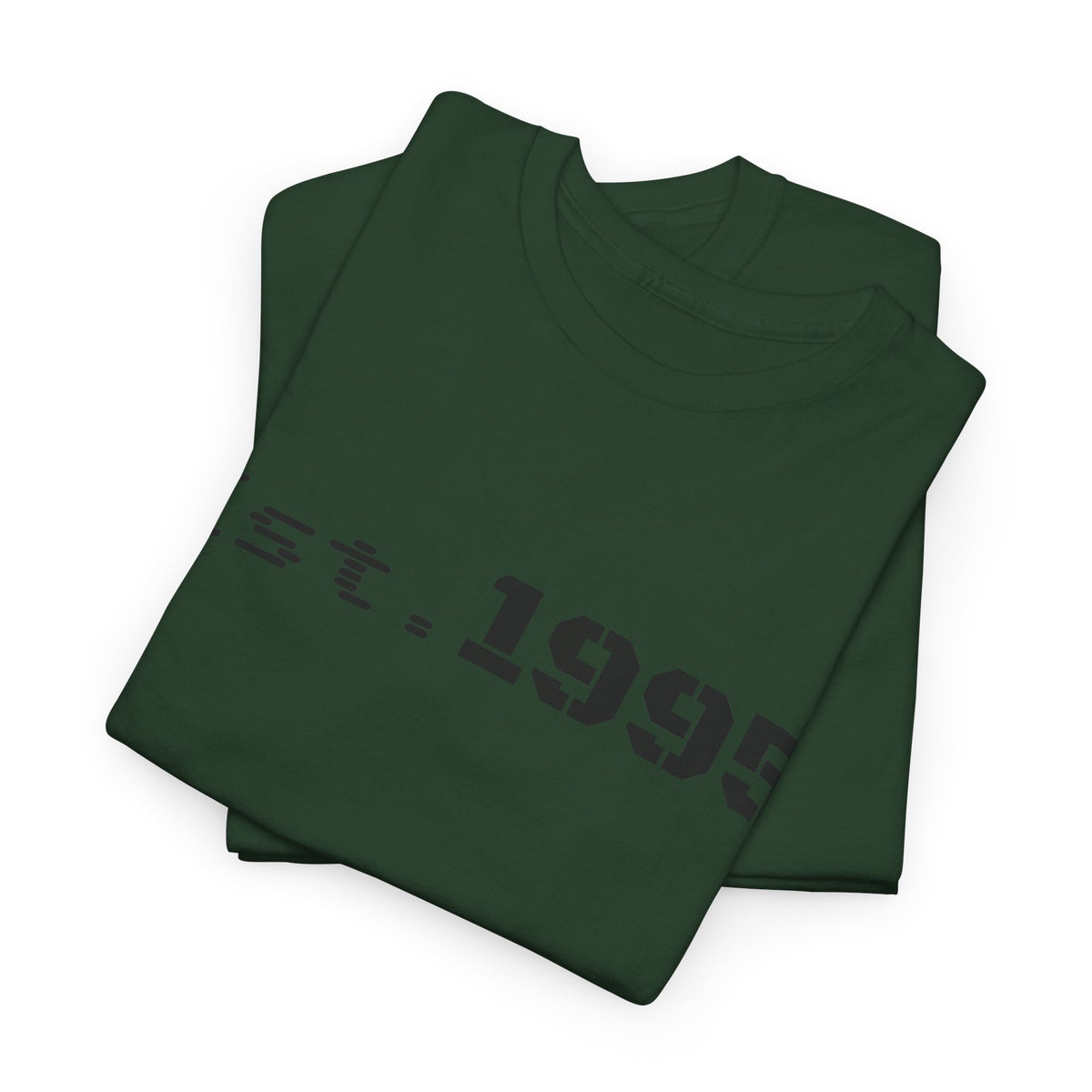 Vintage minimalist Est. 1995 T-shirt by Printify featuring a simple design celebrating a 1995 birth year.