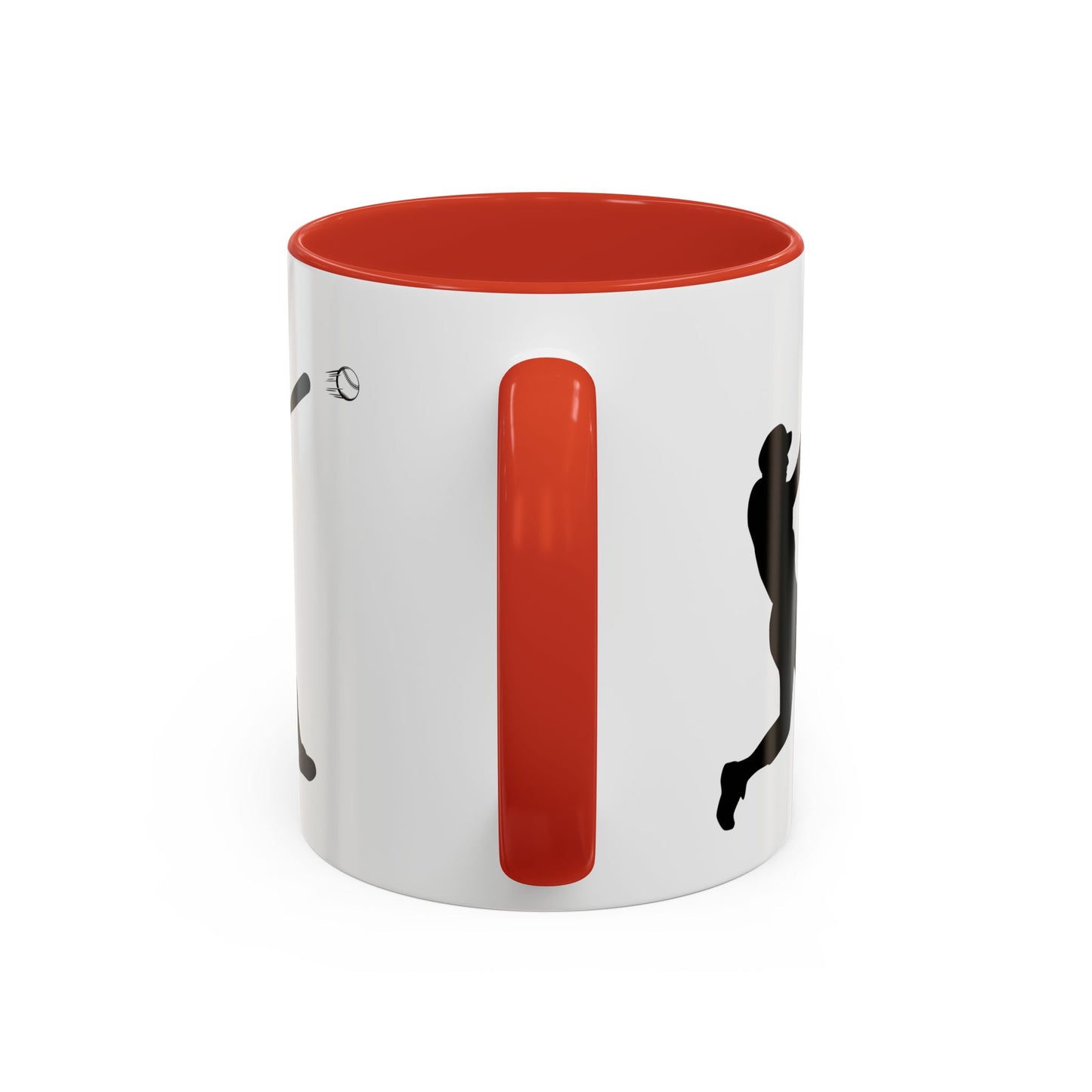 Baseball Player Accent Coffee Mug, Sports Gift, Baseball Lover Mug, Unique Coffee Cup, Personalized Sports Mug - TRV