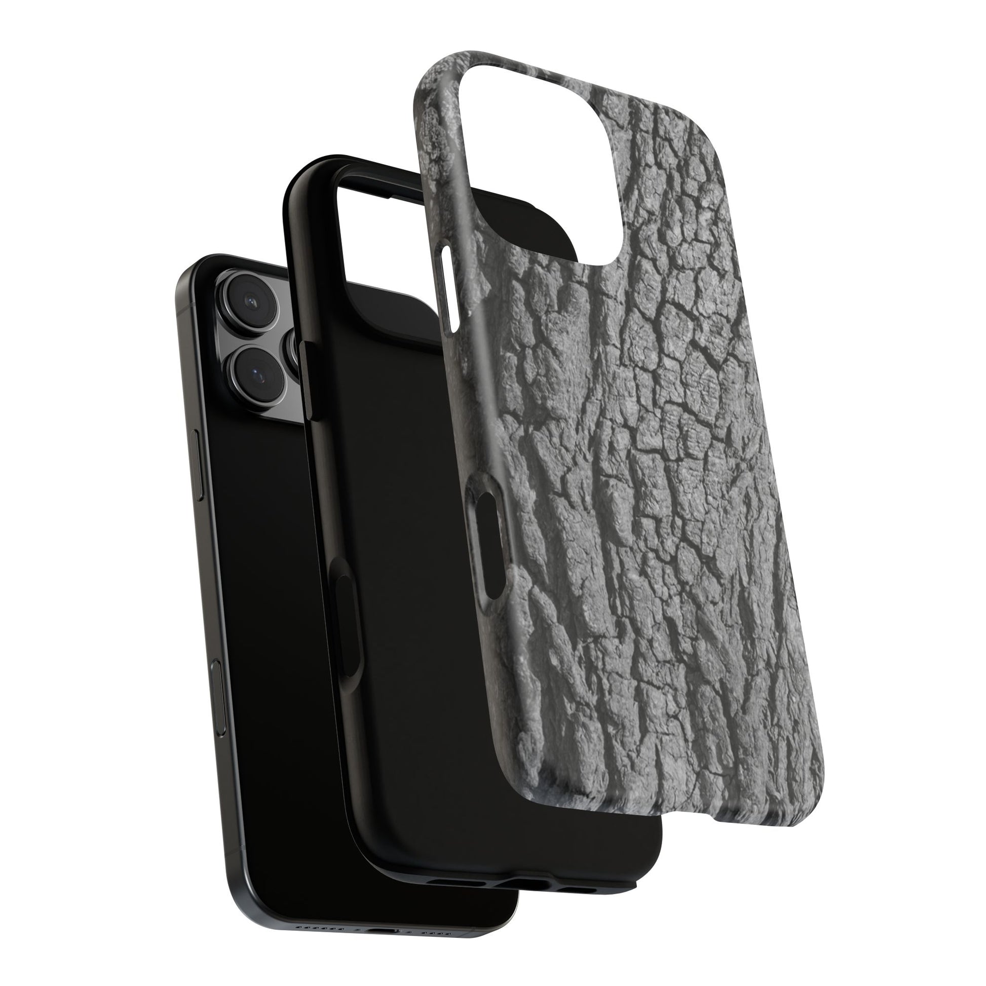 Rustic Bark Phone Case - Tough and Durable Protection - TRV