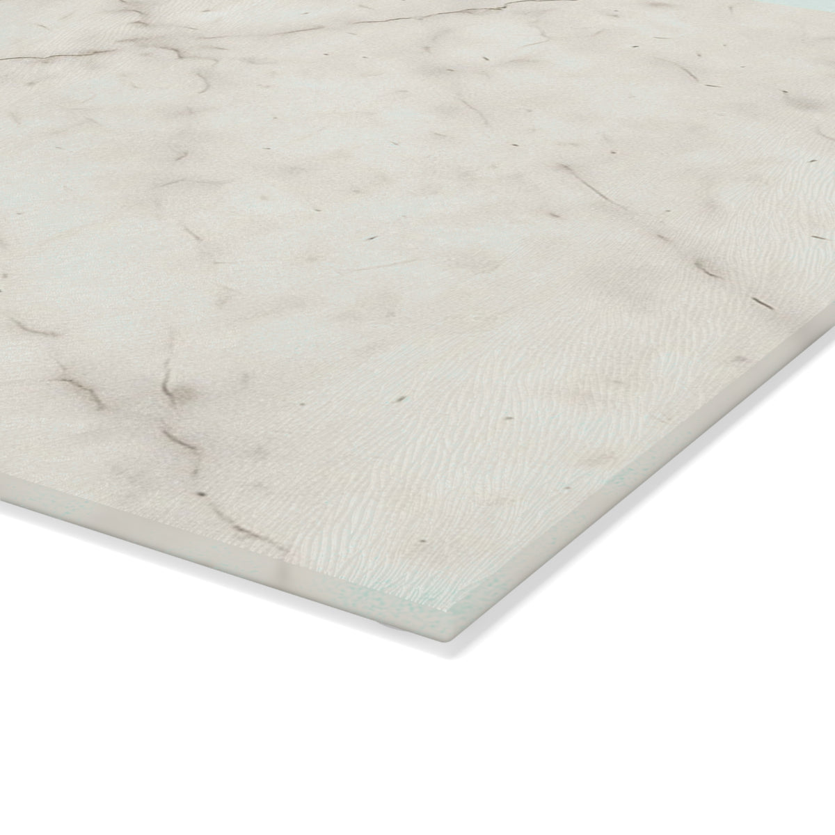 Marble-Print Glass Cutting Board — Elegant Kitchen Prep Surface