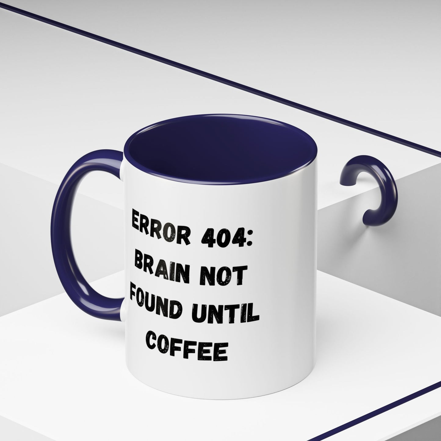 Error 404 Coffee Mug - Perfect for Your Daily Brew, Gift for Programmers, Humor for Coffee Lovers, Office Desk Decor, Nerdy Kitchenware