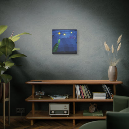 Starry Night Vortex Matte Canvas Stretched 1.25" | Impasto Brushstroke Reproduction