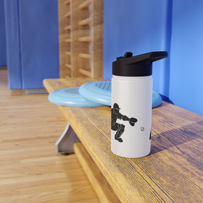 Soccer Player Stainless Steel Water Bottle — Sports Bottle for Athletes & Fans
