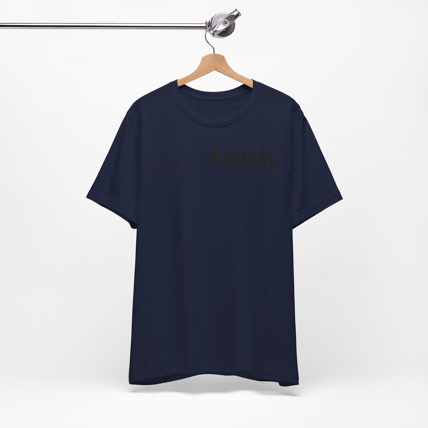 Est. 1998 Unisex Short Sleeve Tee, Vintage Style T-Shirt, Birthday Gift, Casual Wear, Retro Fashion, Unisex Apparel