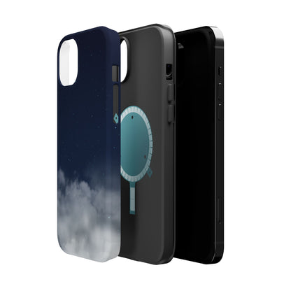 Night Sky Magnetic Impact-Resistant Phone Case — Foggy Cloud Design