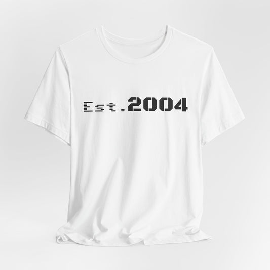 Minimal vintage Est. 2004 T-Shirt by Printify featuring a simple design celebrating the birth year on a classic tee.